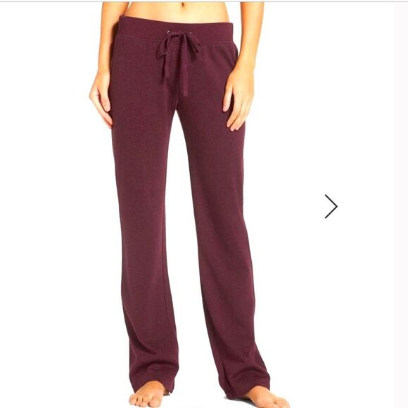 Uggs Oralyn Faux Sherpa Fleece Teddy Lined Drawstring Lounge Pant Red Size L - Picture 1 of 9